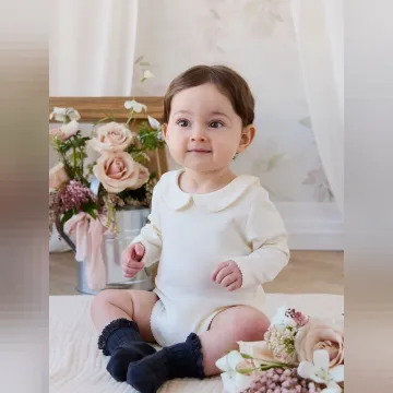 Krem Nil Yakalı Body